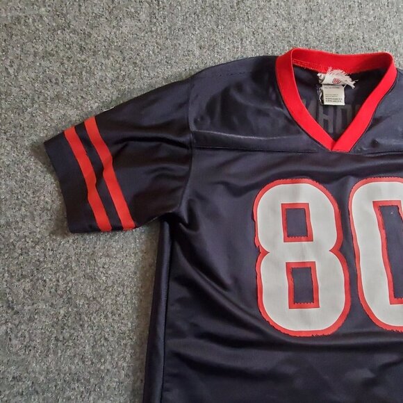 ANDRE JOHNSON #80 Houston Texans ￼Blue NFL Team Apparel Youth Jersey XL 16 / 18 - Picture 5 of 13